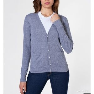 American Apparel Gray Cardigan